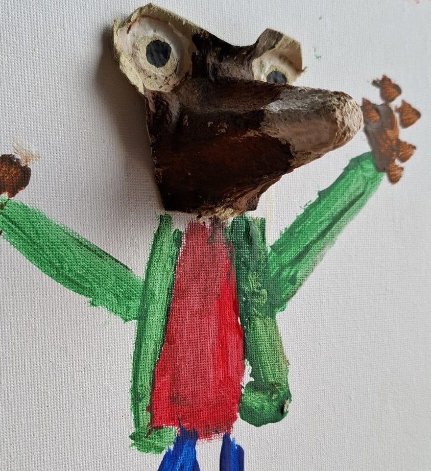 Maak je eigen 3D schilderij (karton, verf & lijm) - Slagharen