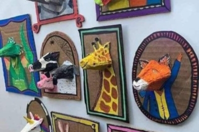 Maak je eigen 3D schilderij (met verf & lijm) - Bergentheim