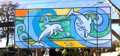 Kleurrijke raamkunst! (maak je eigen glas-in-lood sticker) - Sibculo