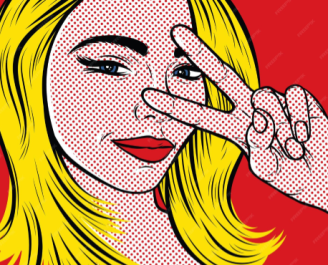 Vaas in PopArt stijl (12-18 jaar)